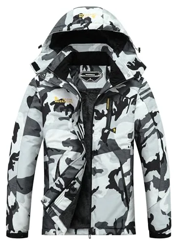 Ski Jacket, Black Camo