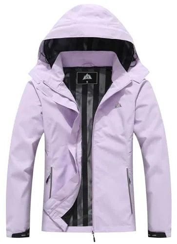 Hooded Rain Jacket, Light Purple