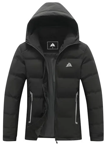 Puffer Jacket, Black