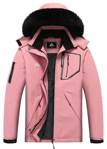 Hooded Winter Coat II, Pink