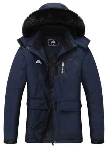 Hooded Ski Jacket III, Navy